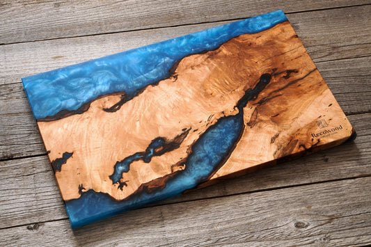 [Cutting Board] River Resin｜Japanese Maple [C7002]