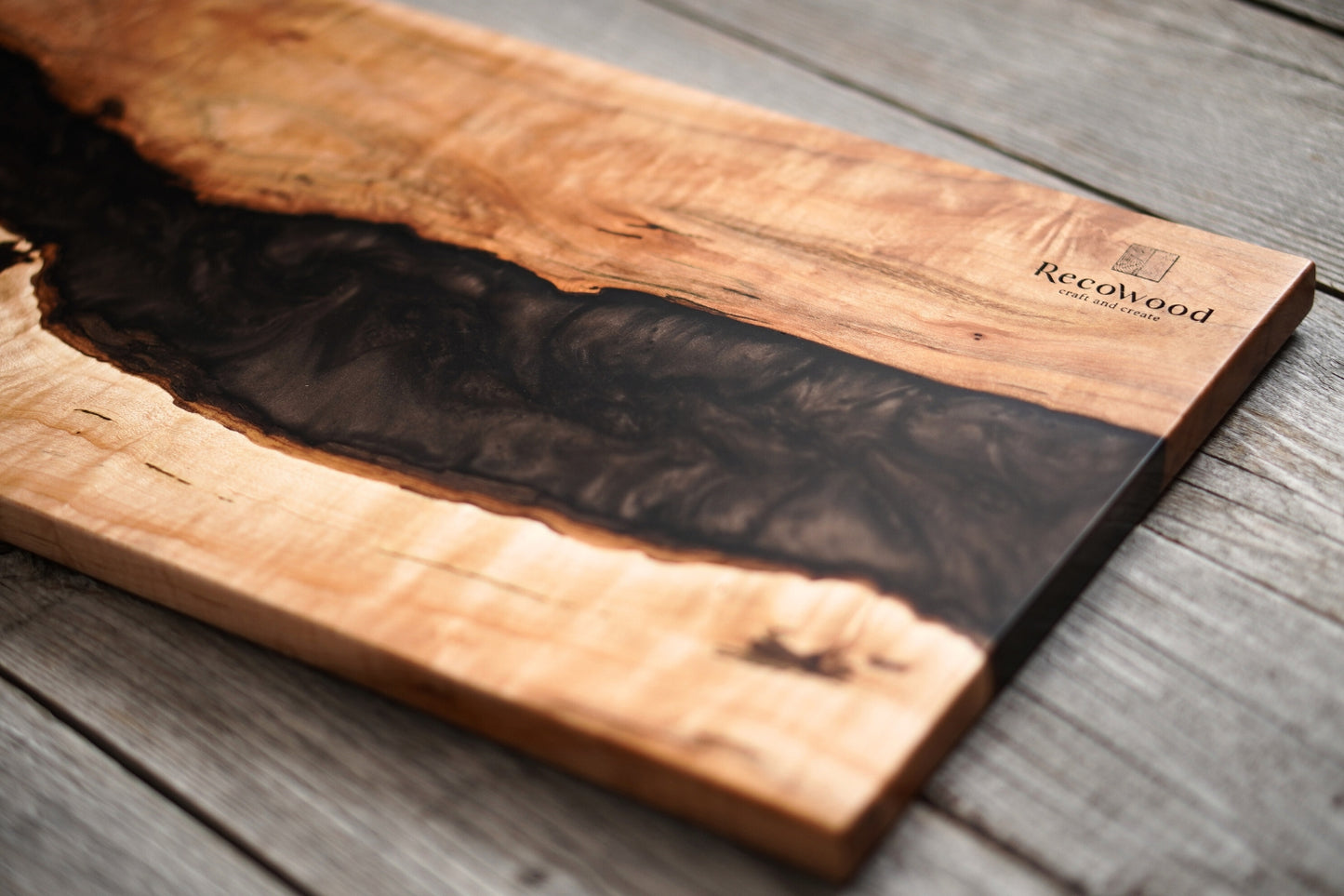 [Cutting Board] River Resin｜Japanese Maple [C7001]