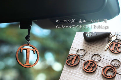 【Key Holder】2WAY仕様 キーホルダー＆ルームミラー用 アクセサリ｜Bubinga