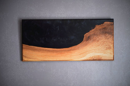 【Wall Art】River Resin｜Japanese Walnut　[W1653]