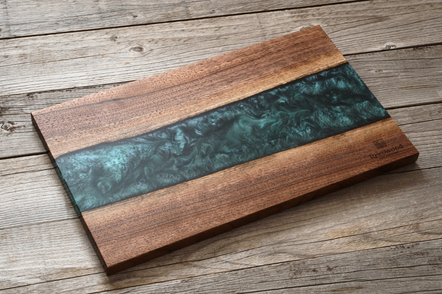 【Wood Tray】リバーレジン｜Walnut　[C2121~]