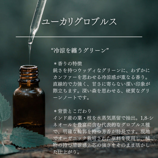 ユーカリグロブルス｜オーガニック｜100%天然精油