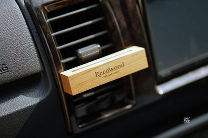 [Aroma Wood] Various natural woods | Car diffuser (with fittings for air outlet)
