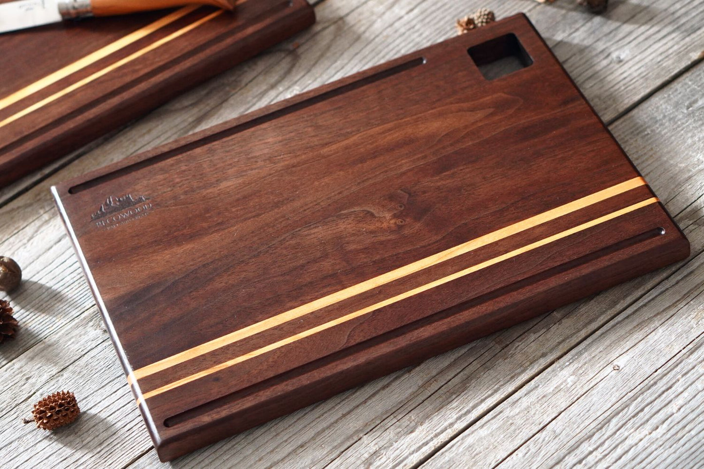 [Cutting Board] Grain ｜ 4pieces wood [C815]