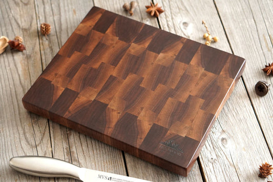 【Cutting Board】エンドグレイン｜Black Walnut　[C2816]