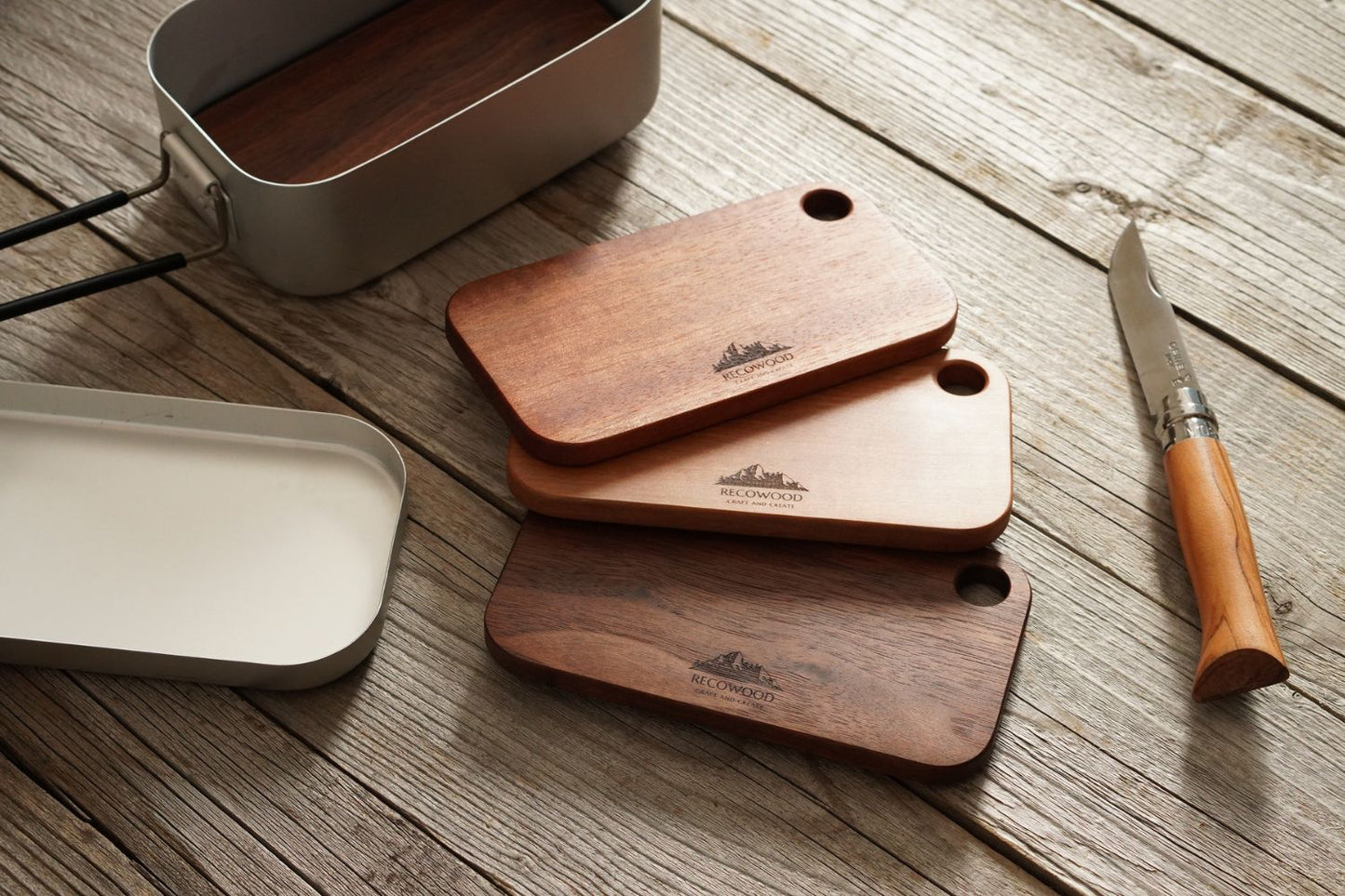 [Cutting Board] Grain ｜ 4pieces wood [C815]