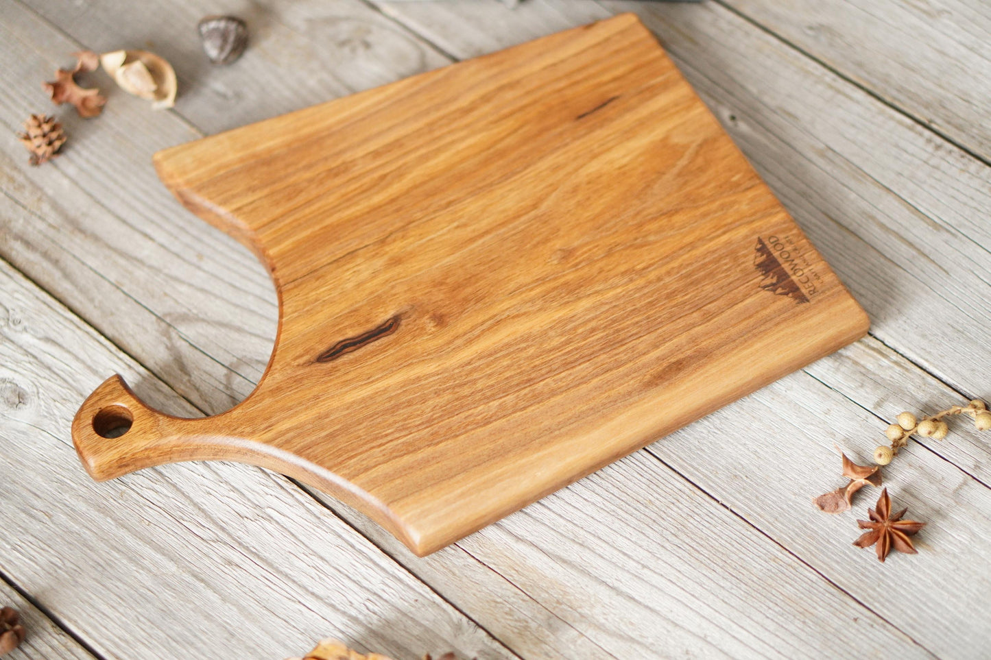 【Cutting Board】With Handle｜Japanese Walnut　[C637]