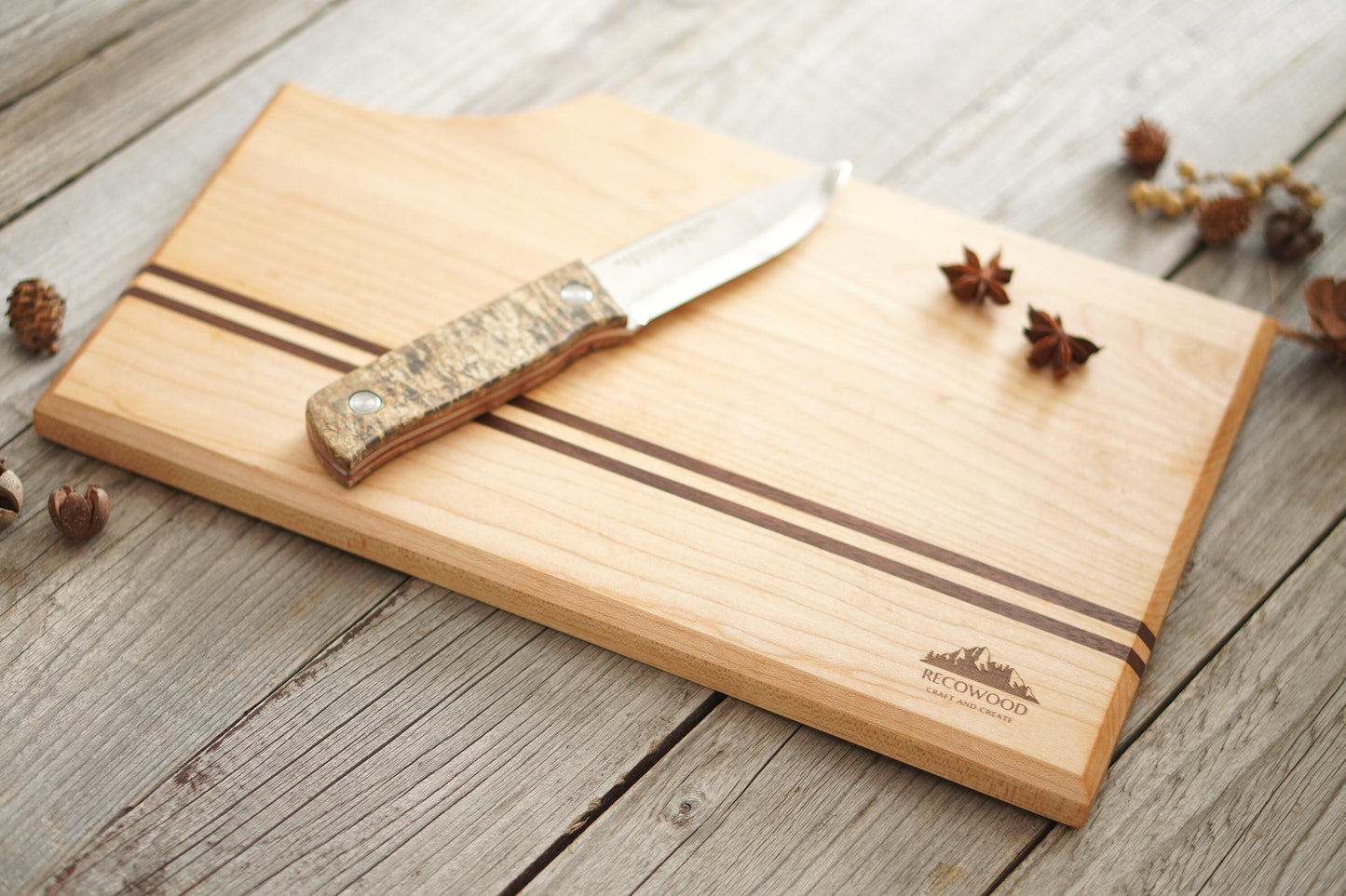 <Build-to-order>【Cutting Board】Stripe｜Maple　[C848]