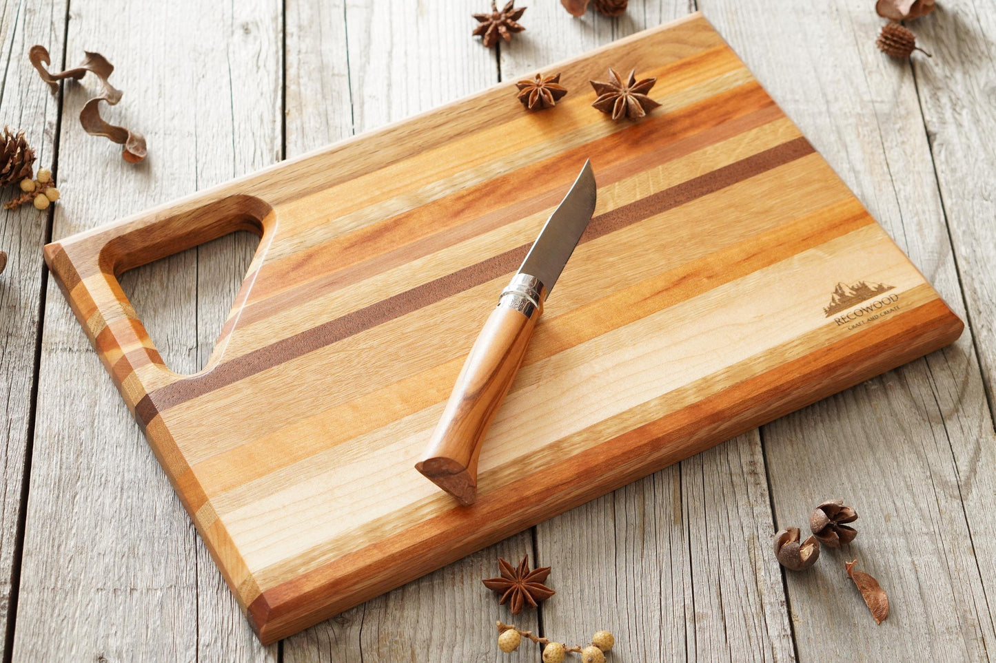 【Cutting Board】Stripe｜7 pieces wood　[C945~]