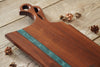 【Cutting Board】レジン｜持ち手付き｜Walnut　[C852]