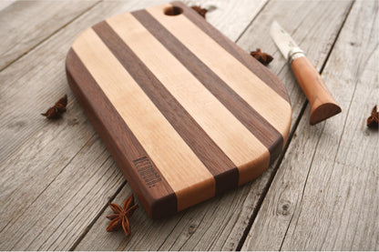 [Cutting Board] Stripe ｜ Walnut & Japanese Maple [C531 ~ 532]